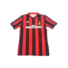 AC Milan 90/91 Home Red&Black Soccer Jersey